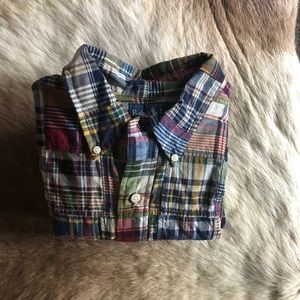 Patchwork Ralph Lauren button down shirt